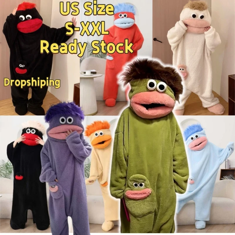 Men's Clothing Funny Onesie Pajamas Ugly Party Clothing Men Suits Set Halloween Wear Christmas Clothes Factory IM77