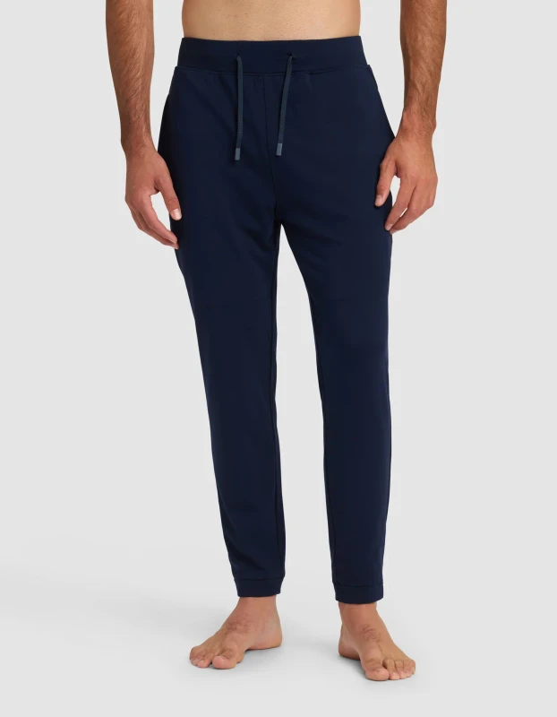 Men's Custom Cotton Checkered Pajamas with Button Pockets Spring and Autumn Casual Pants and Sleeping Pants