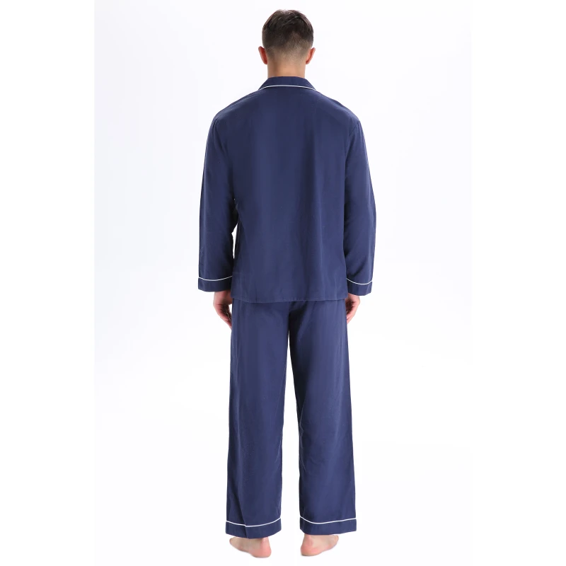 Men's Pajama Set Cotton Pajamas Simple Style Pajama
