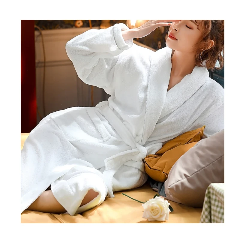 Men's Sleepwear Pajamas Top Quality 100% Cotton Bathrobe High Quality Long Sleeve Cotton Men's Sleepwear Kimono