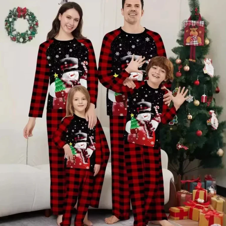Merry-Christmas-Pijama-Woman-Kids-Man-Spandex-Cotton-Baby-Clothes-Matching-Outfits-Family-Christmas-Pajamas