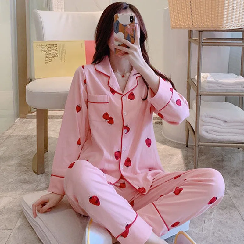 Mujer Print Pjs Two-Piece Sleepwear Set Designer Pyjamas Women Silk Pajamas Short Pajama