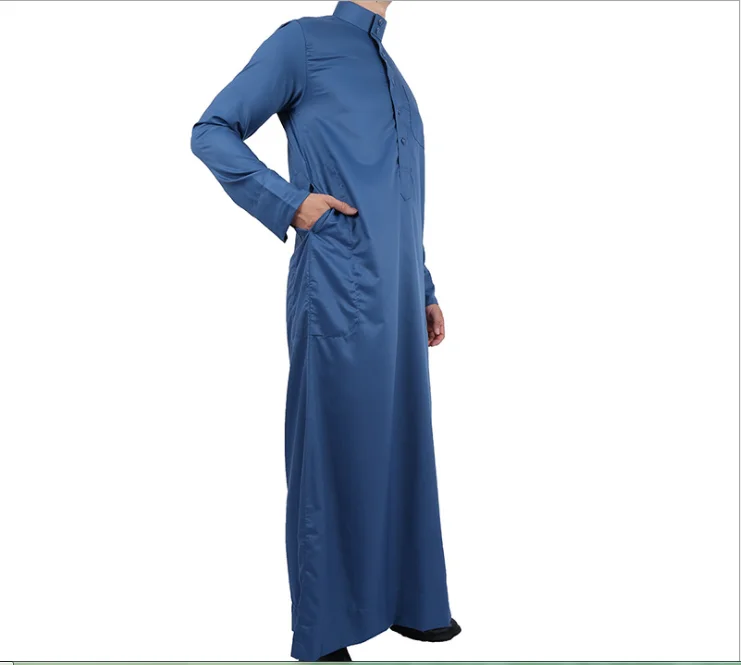 Muslim Men's Robe Islam Kaftan Abaya Pakistan Saudi Arabia Men Islamic Clothing