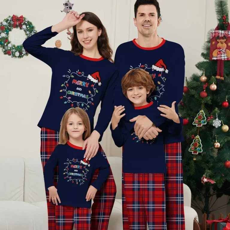 New-Baby-Kids-Christmas-Pijamas-Clothes-Women-Dad-Matching-Sets-Christmas-Pajamas-for-Family