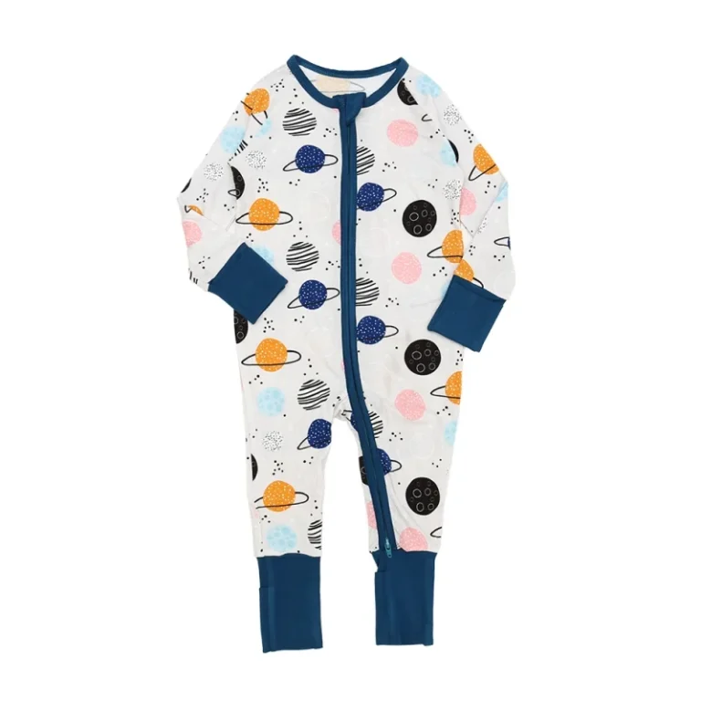 New-Design-Bamboo-Viscose-Soft-Baby-Jumpsuit-Pajamas-Custom-Printed-Newborn-Sleepers-Rompers-Cute-ODM-Infant-Zipper-Spring
