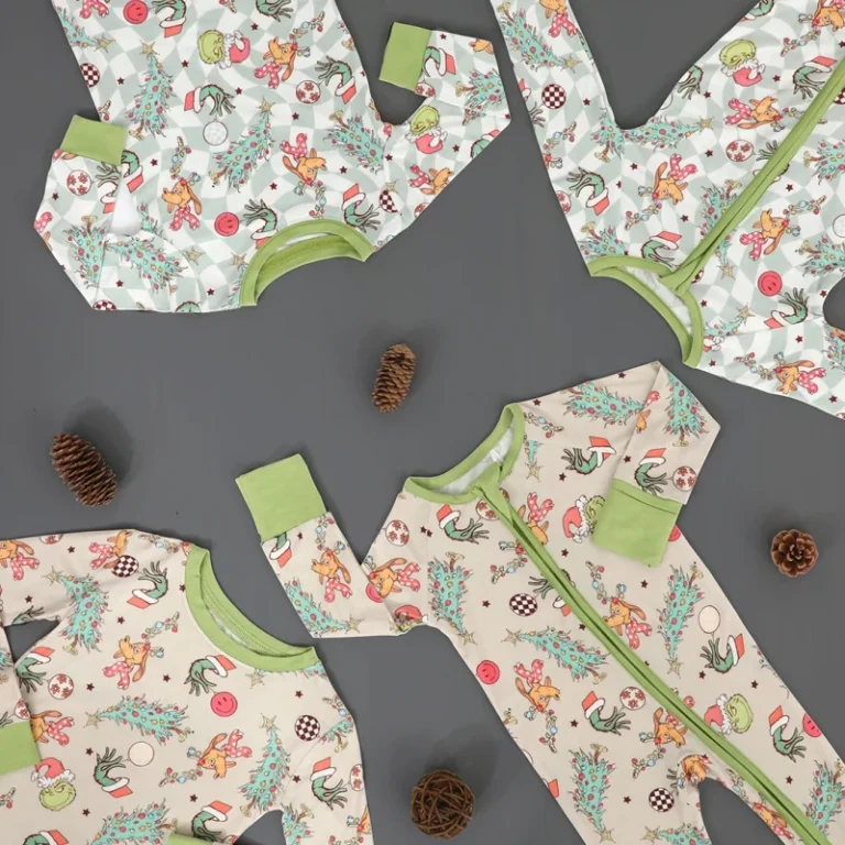 Newborn-Baby-Cartoon-Rabbit-Print-Long-Sleeve-Casual-Jumpsuit-Pajamas-Baby-PJs-Soft-ZipUp-Pajamas
