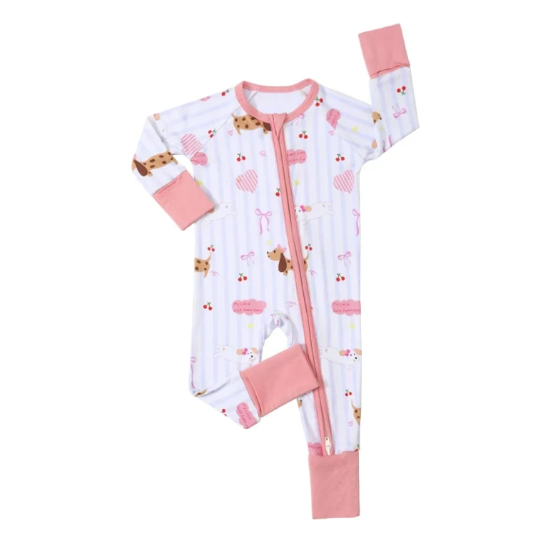 Newborn-Baby-Infant-Organic-95-Bamboo-5-Spandex-Onesie-Rompers-Toddler-Kid-Pajamas-Sleepwear-Clothing