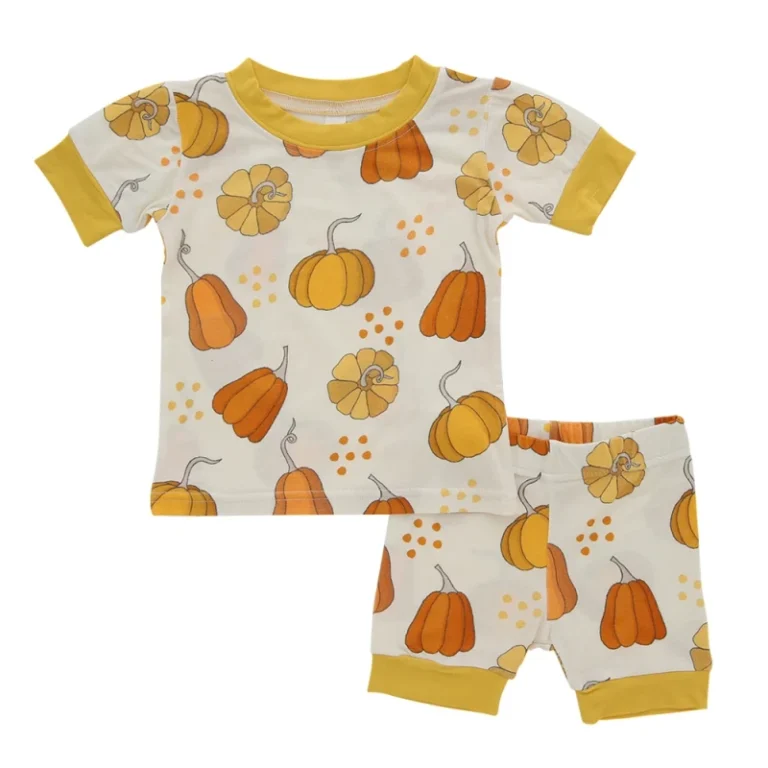 Newborn-Baby-Pajamas-Sets-Waffle-Summer-Short-Sleeve-Knitted-Cotton-Clothing-Boys-Girls-Outfits-2-Pieces-Kids-Clothing-Sets