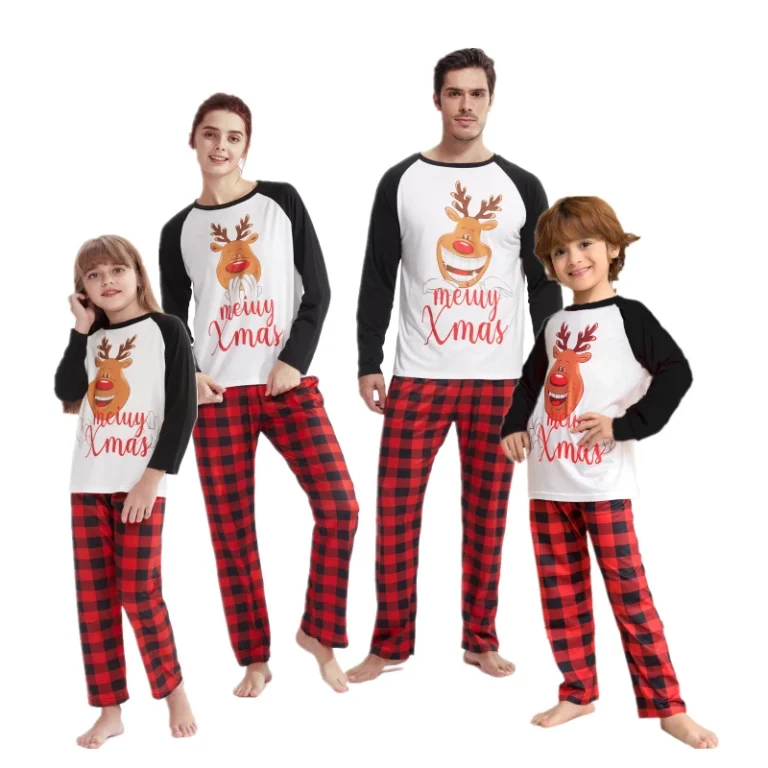 ODM-New-Year-Print-Long-Sleeve-Winter-Pajamas-Family-Matching-Christmas-Nightgowns-for-Women-and-Men