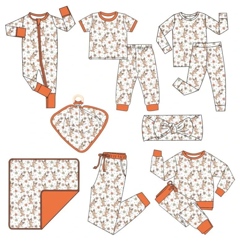 OEM-New-Born-Bamboo-Baby-Boy-Girl-Rompers-Footie-Blanket-Manufacturer-Clothes-Newborn-Sleep-Suit-Sets-0-3-Month