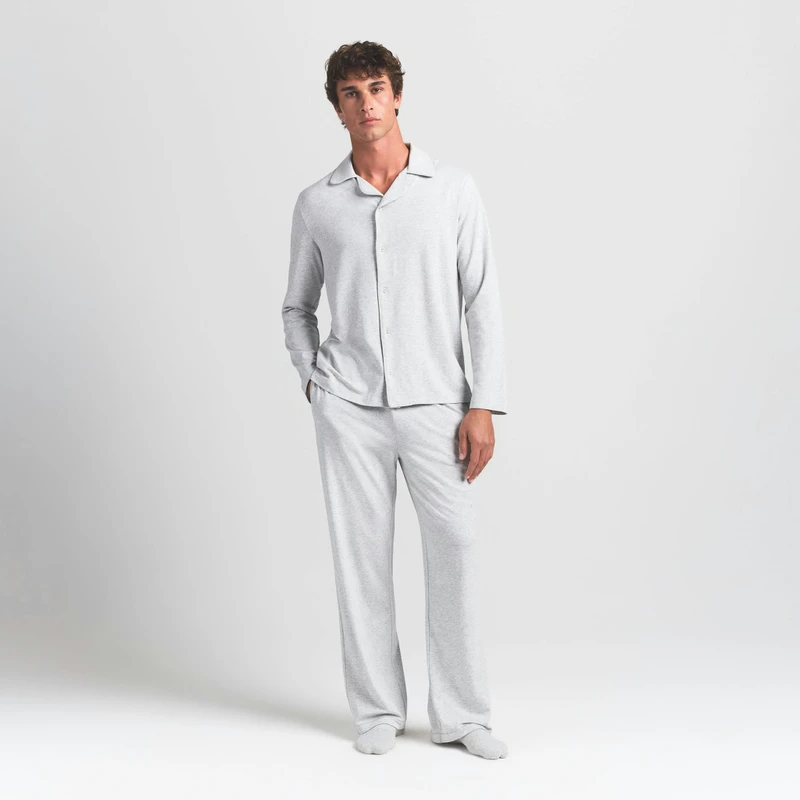 OEM/ODM Men's Home Pajamas Cotton Modal Comfortable Loose Solid Color Printable Pattern
