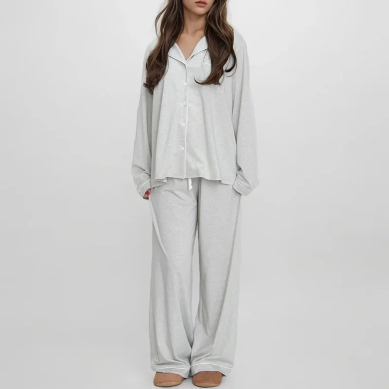 Oversized-Womens-Pajamas-Bamboo-Cotton-Loungewear-Ladies-Homewear-Pyjamas-Custom-Logo-Nightwear-Pajama-Set