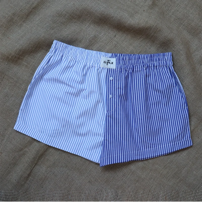 Pajama Lounge Boxer Shorts Cotton Casual Custom Label Patch Sizes Summer Women's Men's Beach Footy Shorts