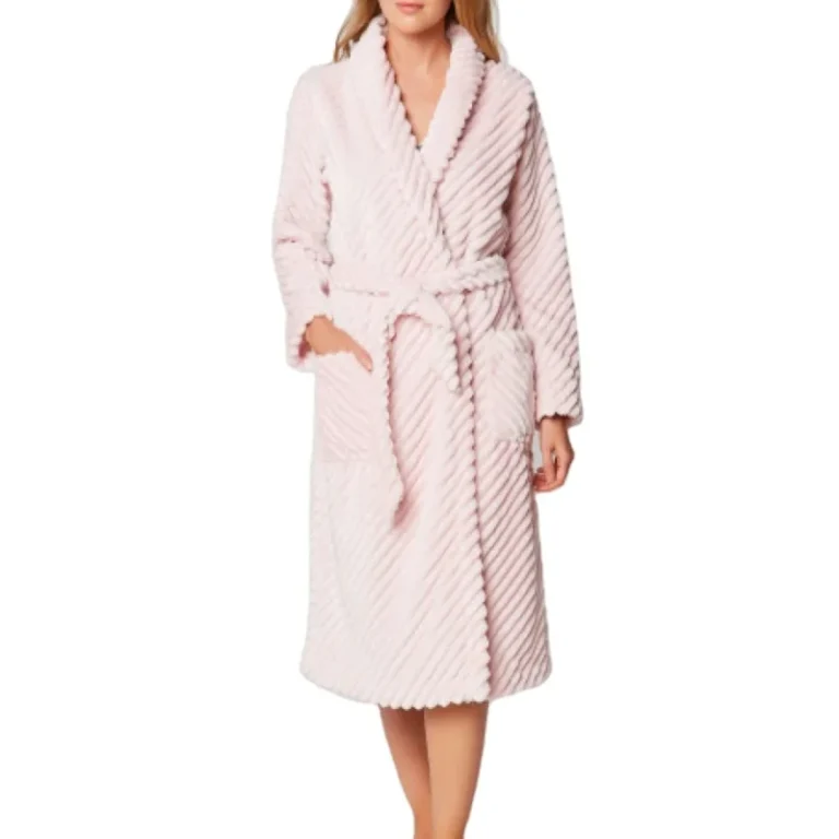 Pajamas-Womens-Winter-Velvet-Thickened-Flannel-Pajamas-Bathrobe-Coral-Velvet-Household-Clothes-Autumn-Style