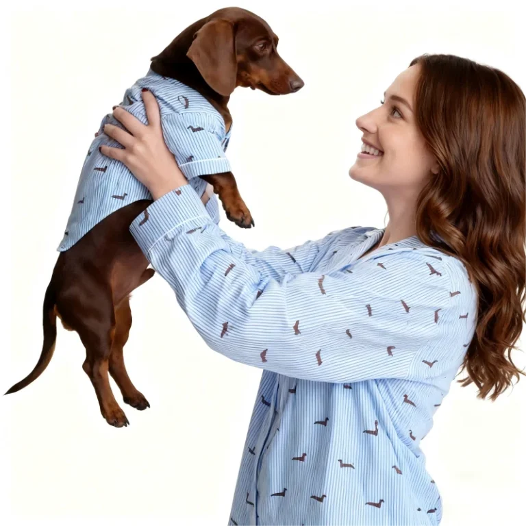 Pet-Loungewear-Matching-Human-Family-Clothes-Bassotto-Sausage-Dachshund-Wiener-Dackel-Matching-Dog-and-Owner-Pajamas-Sets-25