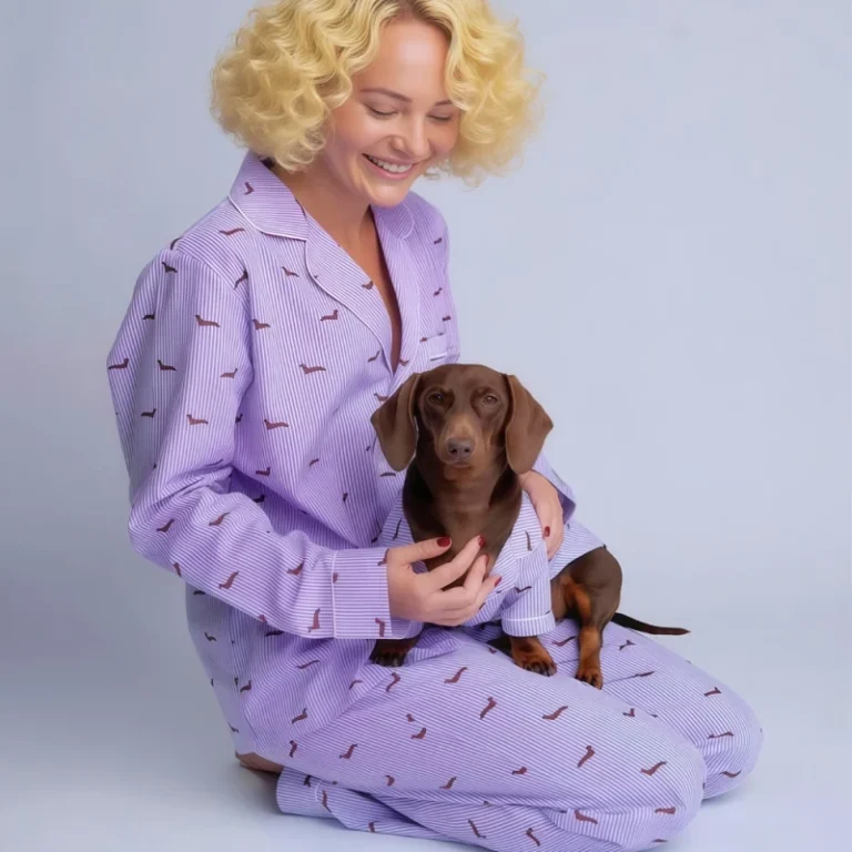 Pet-Loungewear-Matching-Human-Family-Clothes-Bassotto-Sausage-Dachshund-Wiener-Dackel-Matching-Dog-and-Owner-Pajamas-Sets-26