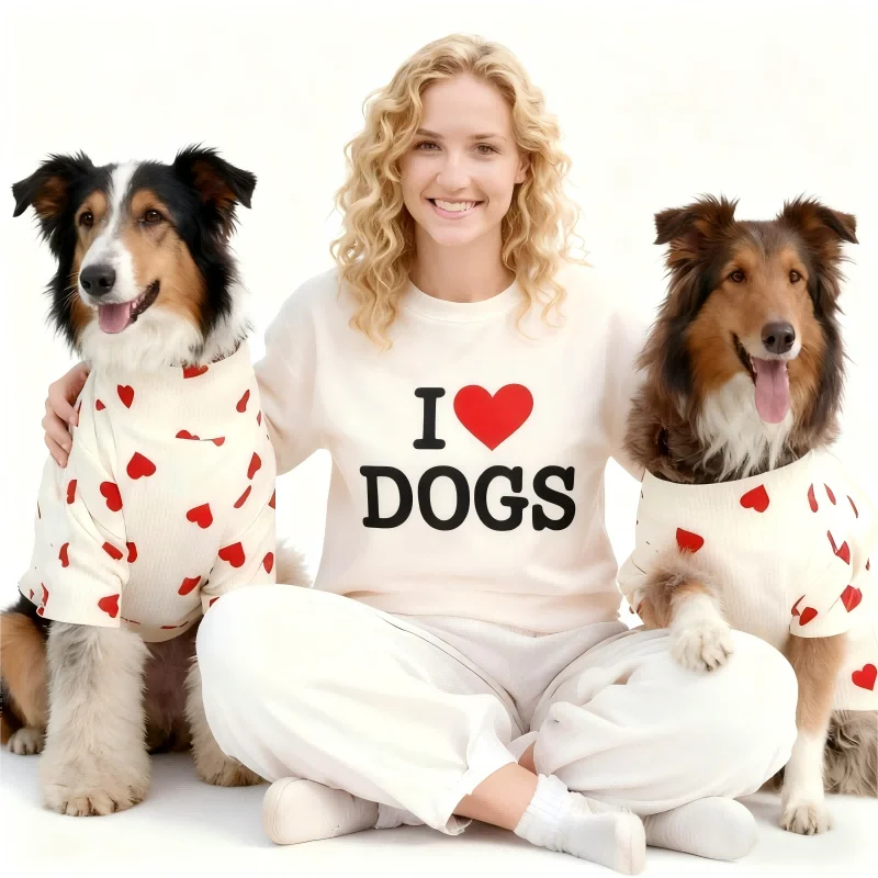 Pet Loungewear Matching Human Family Clothes Bassotto Sausage Dachshund Wiener Dackel Matching Dog and Owner Pajamas Sets