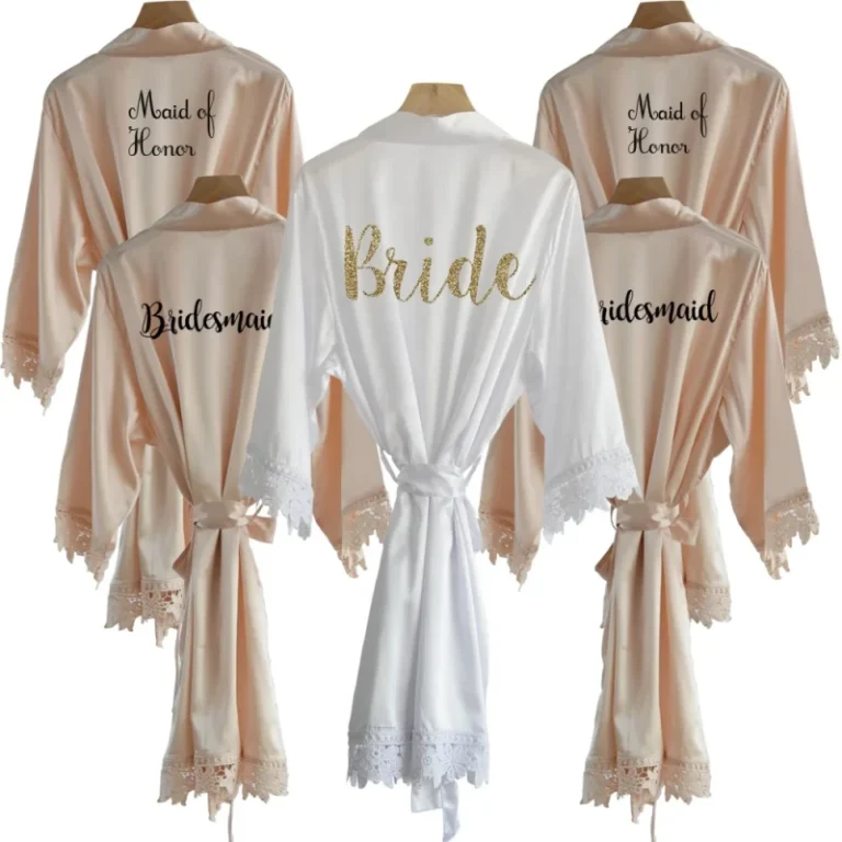 Plus-Size-Soft-Satin-Plain-Dyed-Elegant-Solid-Bridal-Lace-Robes-Bridesmaid-Womens-Lace-Trim-Morning-Gowns-Robe
