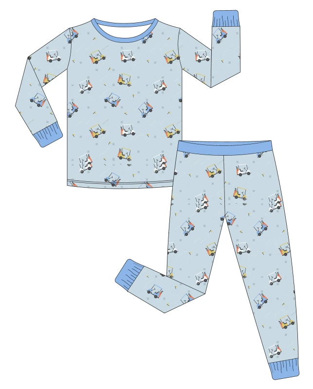 Premium Baby Bamboo Two Piece Sleeper Set Cozy Organic Pajamas for Toddler Boy and Girl