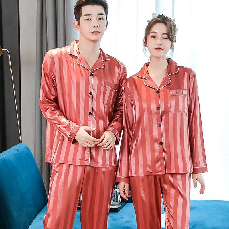 Premium Men's Polyester Pajama Sets High Quality Satin Sleepwear Casual Summer Style Customizable Bulk Supply