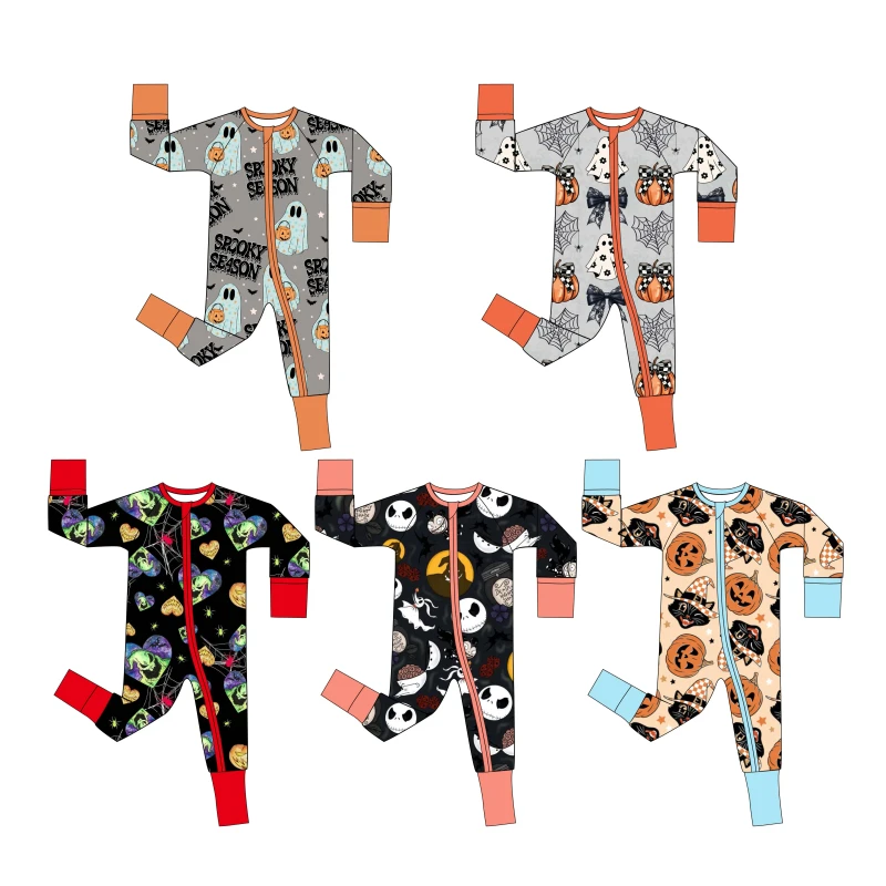 Ready Ship Bamboo Pajamas Mystery Box Random Styles Zippy Baby 2 Piece Unisex Customizable Colors Folded Cuff