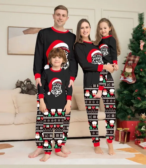 Ready-to-Ship-Warm-Soft-Pyjamas-Cartoon-Sets-Matching-Christmas-Pajamas-for-Family-Pajamas-Sets-Christmas-Pijamas-for-Family