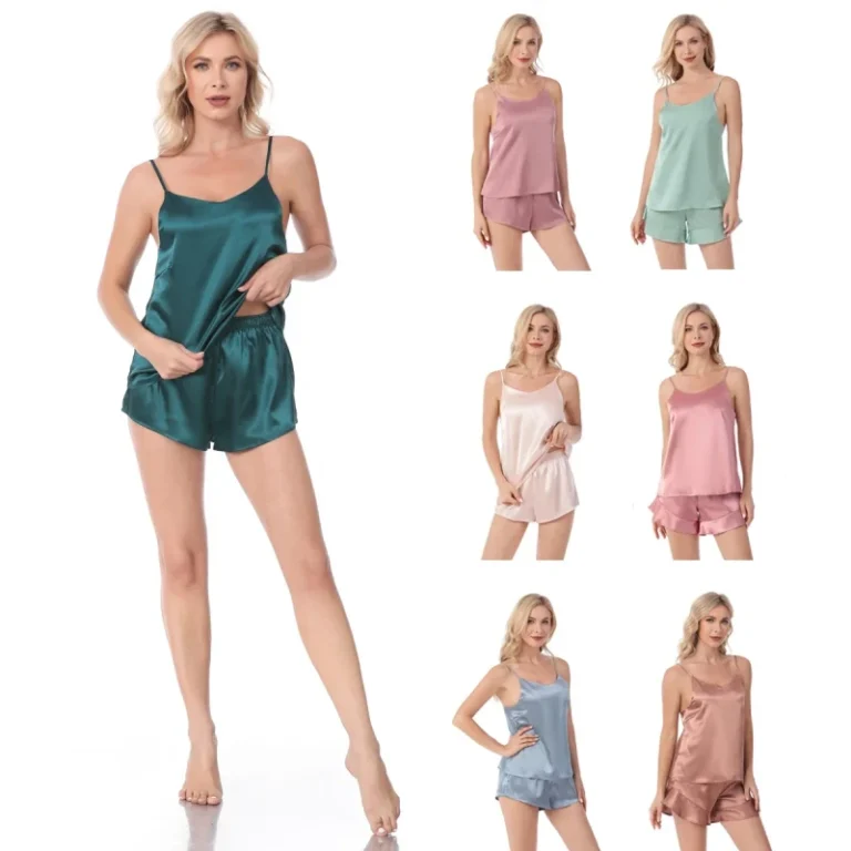 Sexy-Cami-Pajamas-Set-Women-Camisole-Set-Logo-Custom