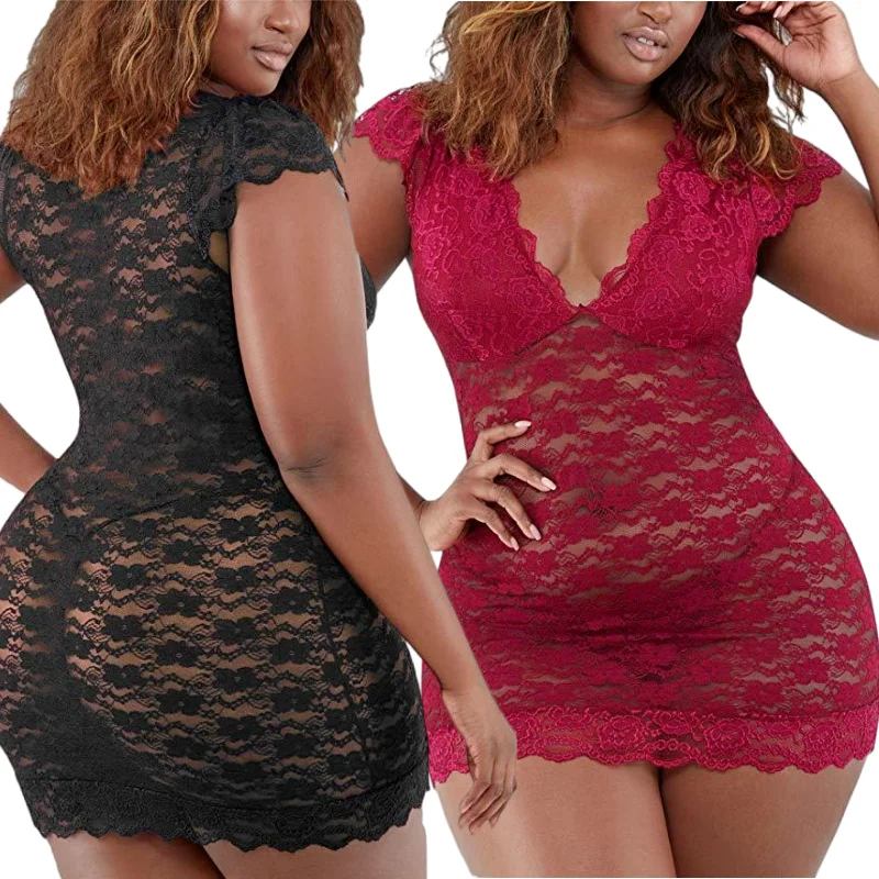 Sexy Lace Women's Nightdress Sleepwear