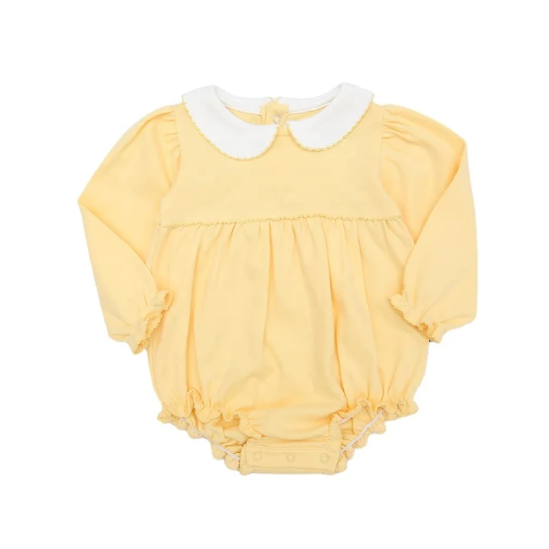 Soft Bamboo Viscose Baby Jumpsuit Pajamas Newborn Sleepers Rompers Button Closure Infant Clothes