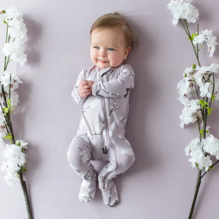 Soft-Knit-Bamboo-Baby-Zippy-Long-Sleeve-Folded-Cuff-Toddlers-One-Piece-Romper-Custom-Print-Unisex-Pajamas-Wear