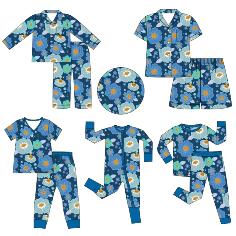 Spring-Low-Moq-Custom-Kid-Baby-95-Bamboo-5-Spandex-Onesie-Rompers-Toddler-Kid-Pajamas-Sleepwear-Clothing