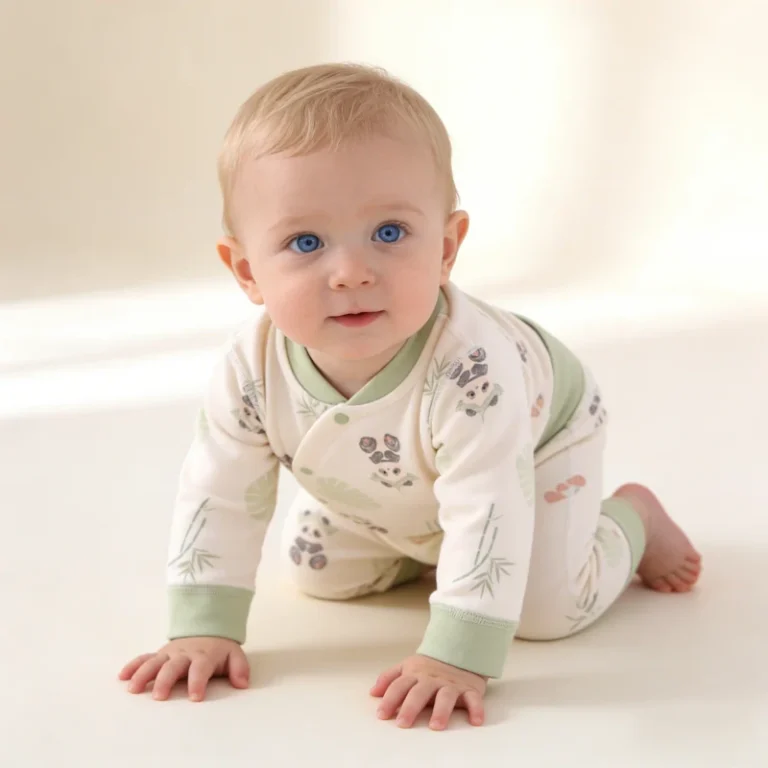 Spring-Unisex-Baby-Clothing-Set-2PCS-Cotton-Casual-Cartoon-Print-Breathable-Crew-Neck-Hipsters-Pants-Long-Sleeve-Tops