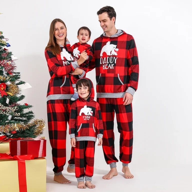 Stripe-Family-Pyjamas-Pijamas-Sets-Christmas-Kids-Pajamas-Christmas-Pajamas-Christmas-Pajamas