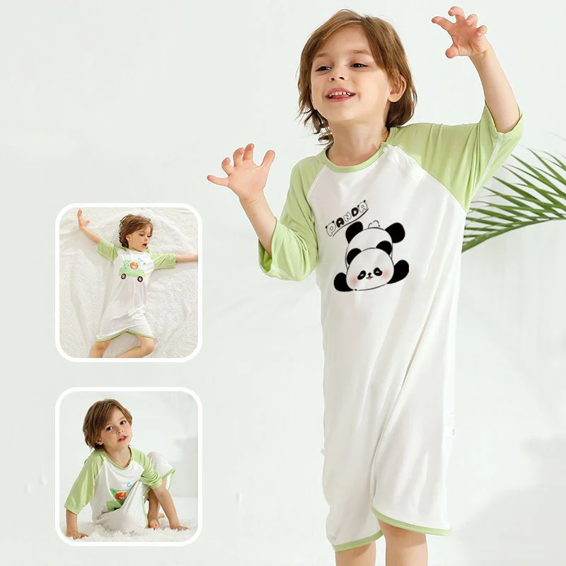Summer Animal Onesie for Kids Short Sleeve Baby Romper Toddler Casual Pajamas