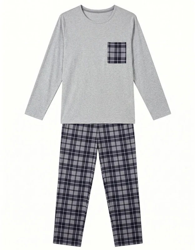 Summer Daily Man's Sleepwear Comfortable Night Pajama for Men