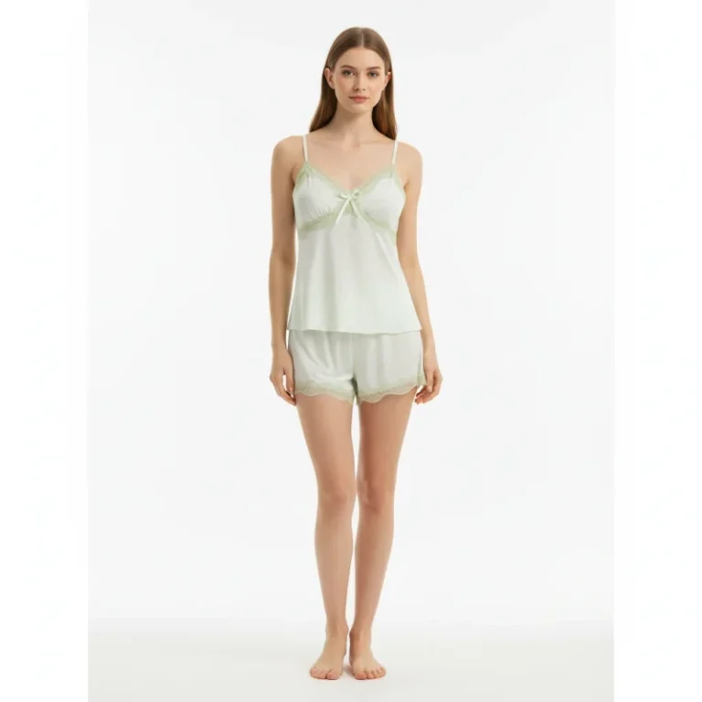 Summer-Floral-Printed-Lace-Pastoral-Camisole-Pajama-Set-Womens-Nightwear-for-Sleep-Leisure