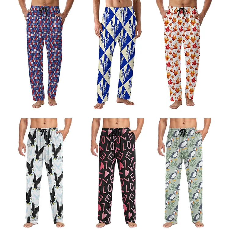 Summer Spring Breathable Soft Lightweight Lounge Heart Print Elegant Women's Pajamas