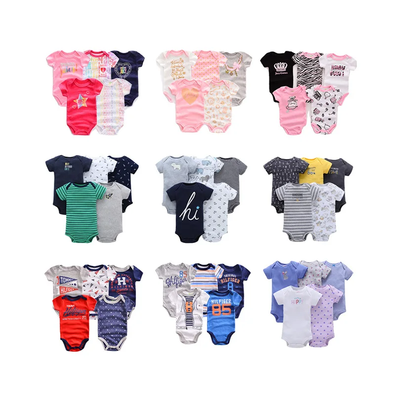 Summer Toddler Clothing Babies Items Newborn Wears Boys Girls Romper Pajamas Infant Jumpsuits Kid Sleepwear Clothes Baby Rompers