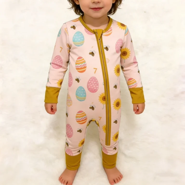 Super-Soft-Bamboo-Baby-Clothes-Pajamas-Long-Sleeve-Baby-Footie-Rompers-Bamboo-Baby-Clothes-Girls-Sleepwear