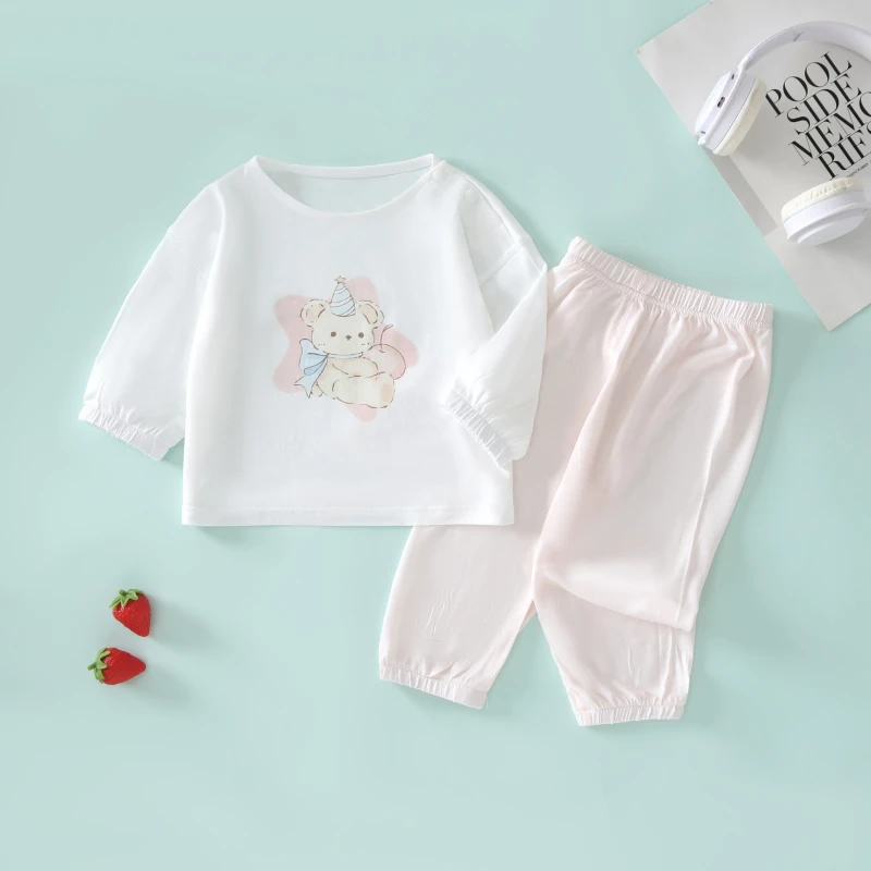 Toddler Clothing Sets Infant Summer Baby Home Suit for Toddlers
