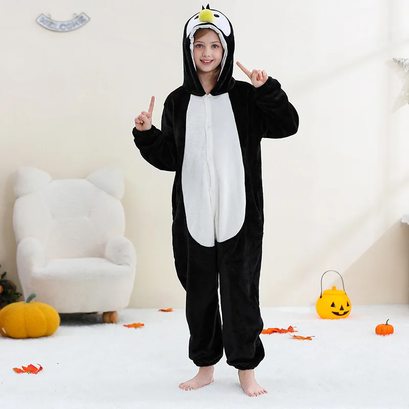 Toddler Lounge Wear Pajamas Cute Onesies for Baby Girl Boy Black Jumpsuit