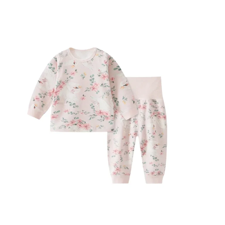 Unisex-Baby-Cotton-Pajama-Set-Digital-Print-Soft-Breathable-Infant-Loungewear-2PCS-Customizable-Nightwear-Home-Clothes