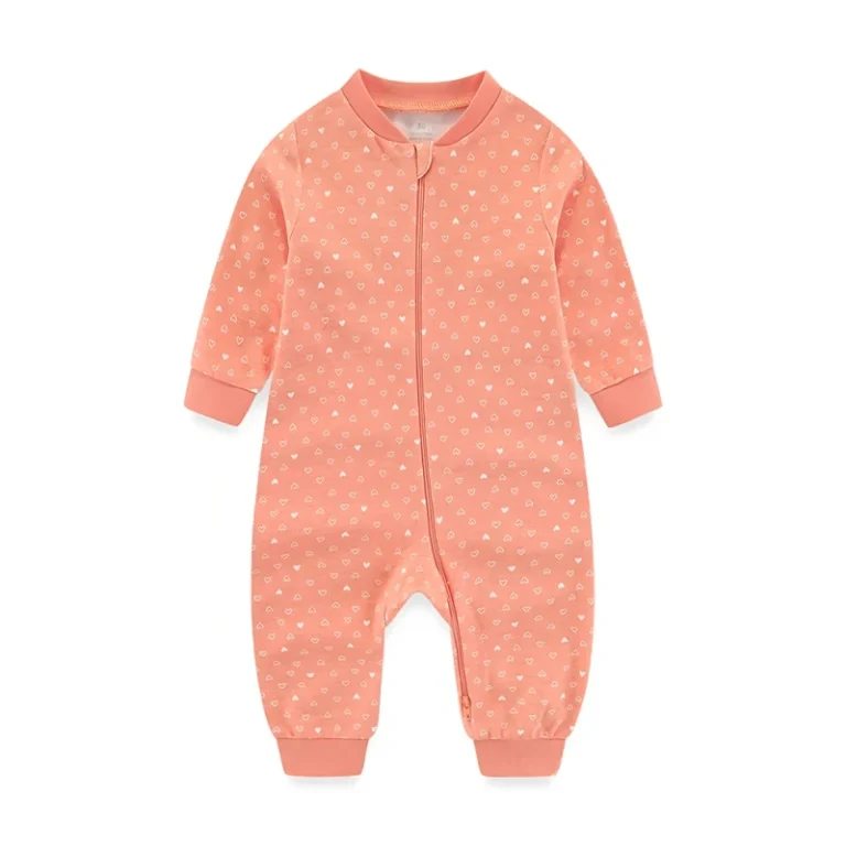 Unisex-Baby-Infant-Footed-Zipper-Organic-Cotton-Onesie-Jumpsuit-Sleepwear-Pajamas-Kid-Toddler-Rompers-Clothes