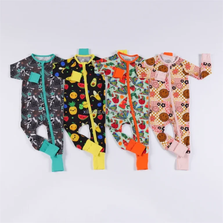 Various-Print-Bamboo-Baby-Pajamas-Custom-Baby-Bamboo-Romper-Mystery-Box-Bamboo-Sleepers