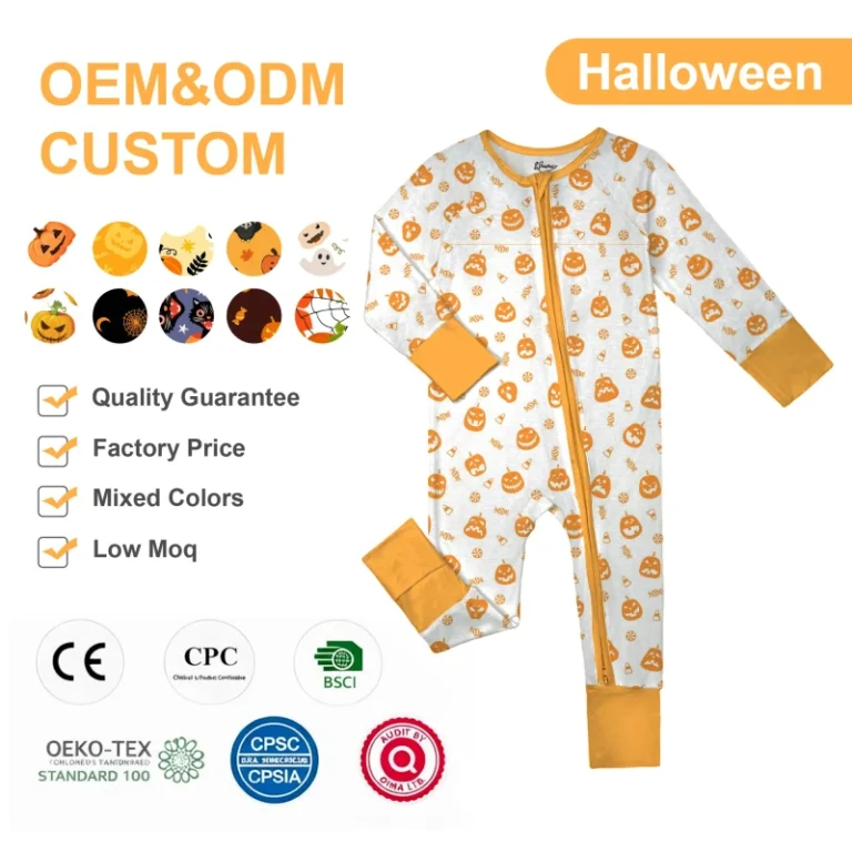 WEIWEI-Halloween-Viscose-Organic-Bamboo-Baby-Pajamas-Custom-RTS-Mystery-Box-Kids-Bamboo-Zipper-Pajamas-Cartoon-Print