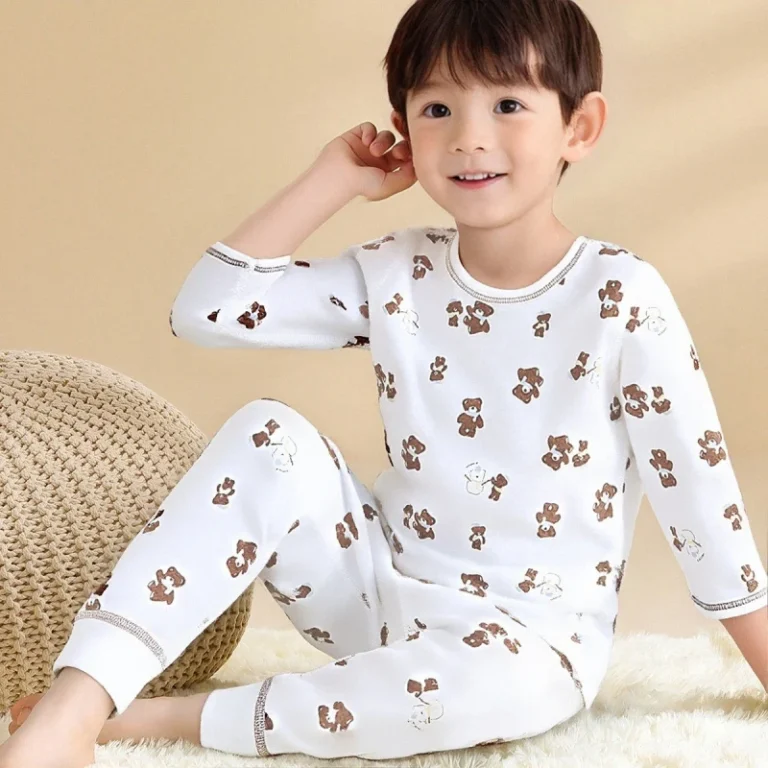 Warm-Comfortable-Bear-Print-Cotton-Kids-Pajamas-Set-Soft-Jersey-Long-Sleeve-Toddler-Sleepwear-for-Boys