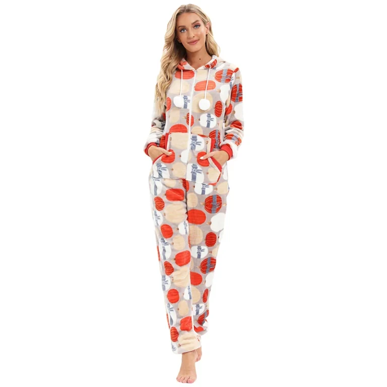Warm-Winter-Womens-Thermal-Open-Crotch-Christmas-Onesie-Flannel-Pajamas-Jumpsuit-with-Butt-Flap