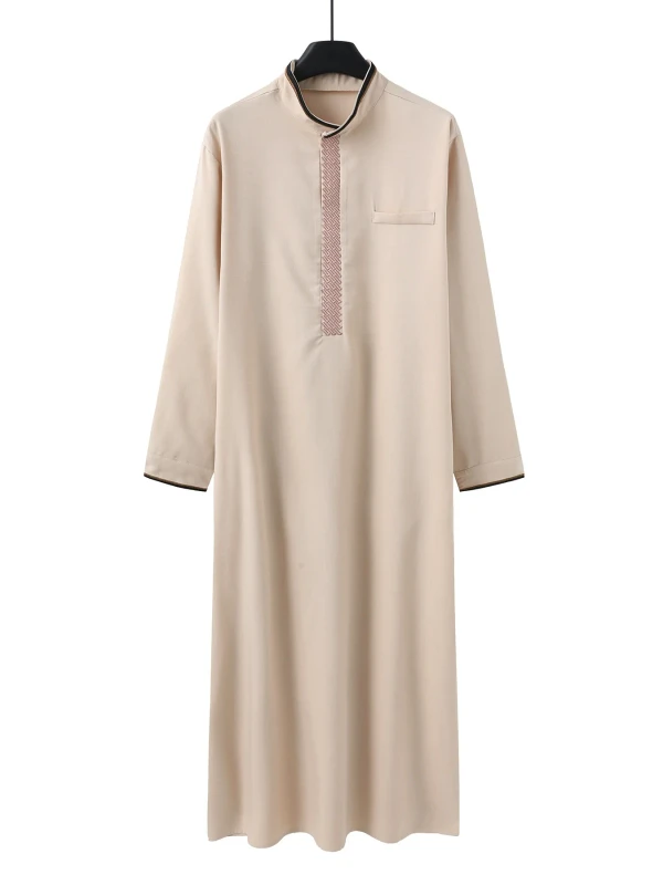 Wedding-and-Eid-Embroidery-Muslim-Mens-Thobe-Ethnic-Islamic-Robe-Caftan