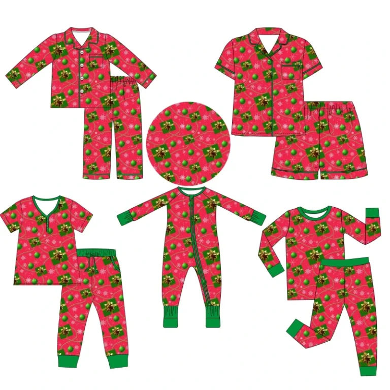 Weiwei-Baby-Unisex-Short-Sleeve-Bamboo-Spandex-Breathable-Pajamas-Sexy-Condole-Home-Wear-Thin-Summer-2-Piece-Set