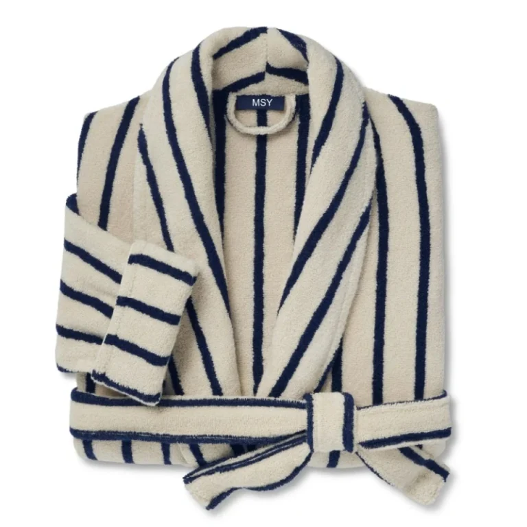 White-Striped-Bathrobe-Coral-Fleece-Spa-Robe-Unisex-Soft-Bath-Robe-for-Women-and-Men